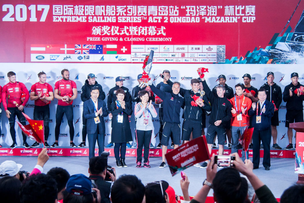 Extreme Sailing Series Qingdao premiazione