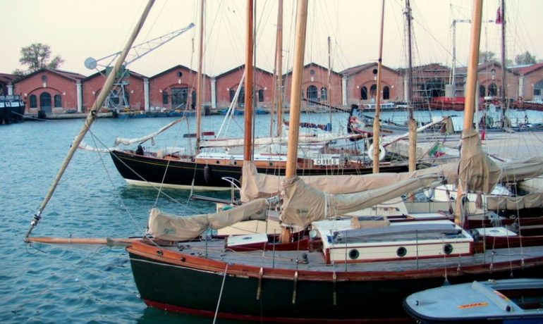La flotta dei Venturieri in Arsenale a Venezia