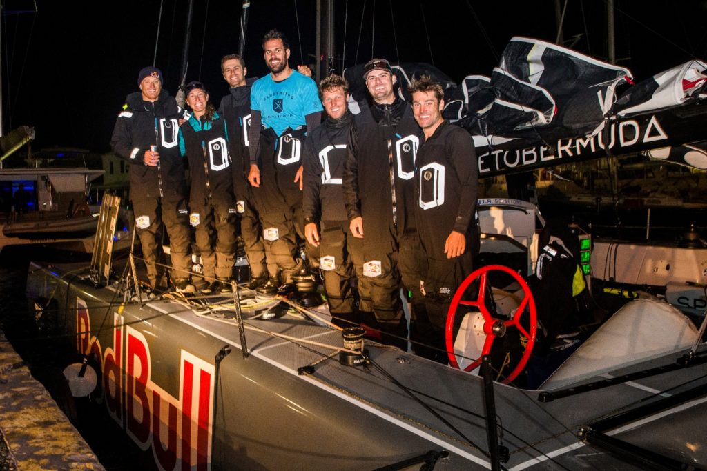 Jimmy Spithill F4 race yacht Team Falcon