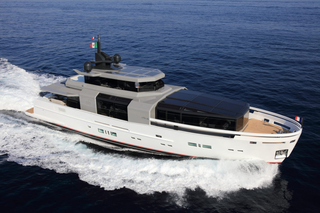 Arcadia A100 Superyacht Running