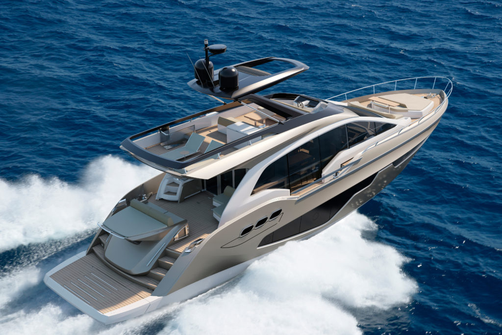 Sessa Marine Fly 21Gullwing ammiraglia ali di gabbiano