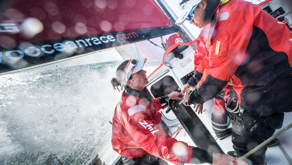 Carolijn Brouwer Dongfeng Race Team Volvo Ocean Race