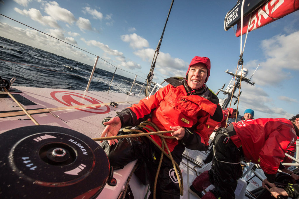 Carolijn Brouwer Dongfeng Race Team Volvo Ocean Race