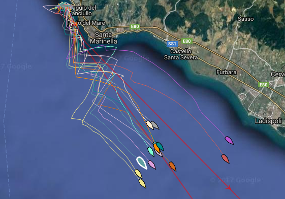 Romax1/2/Tutti Tracking Regata Riva di Traiano