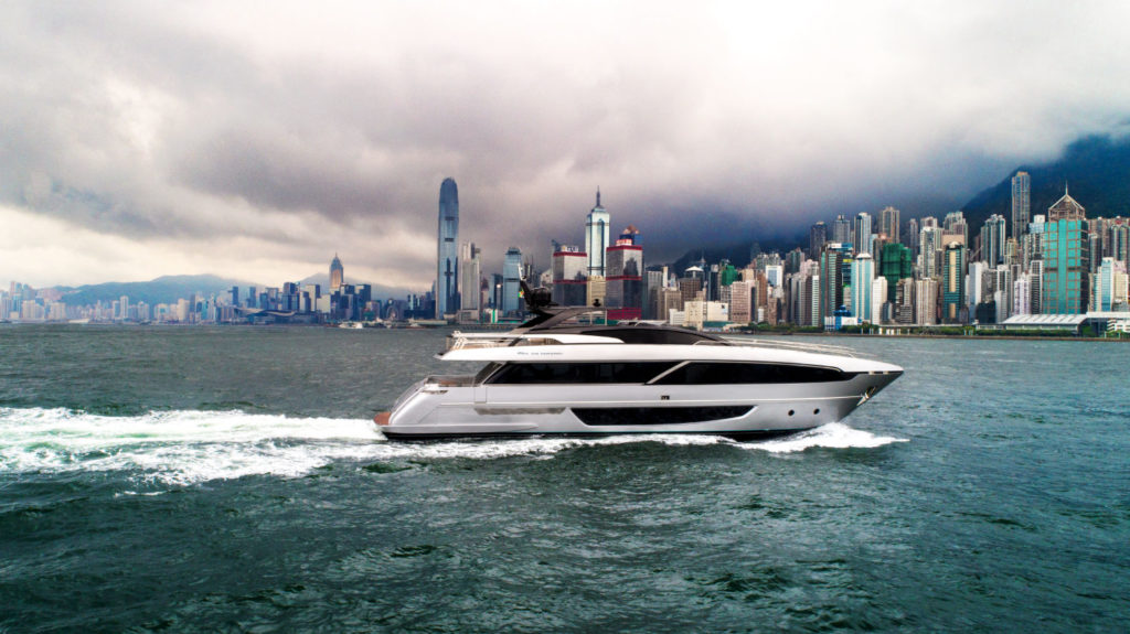 Rivorsaro Hong Kong Ferretti Superyacht flybridge