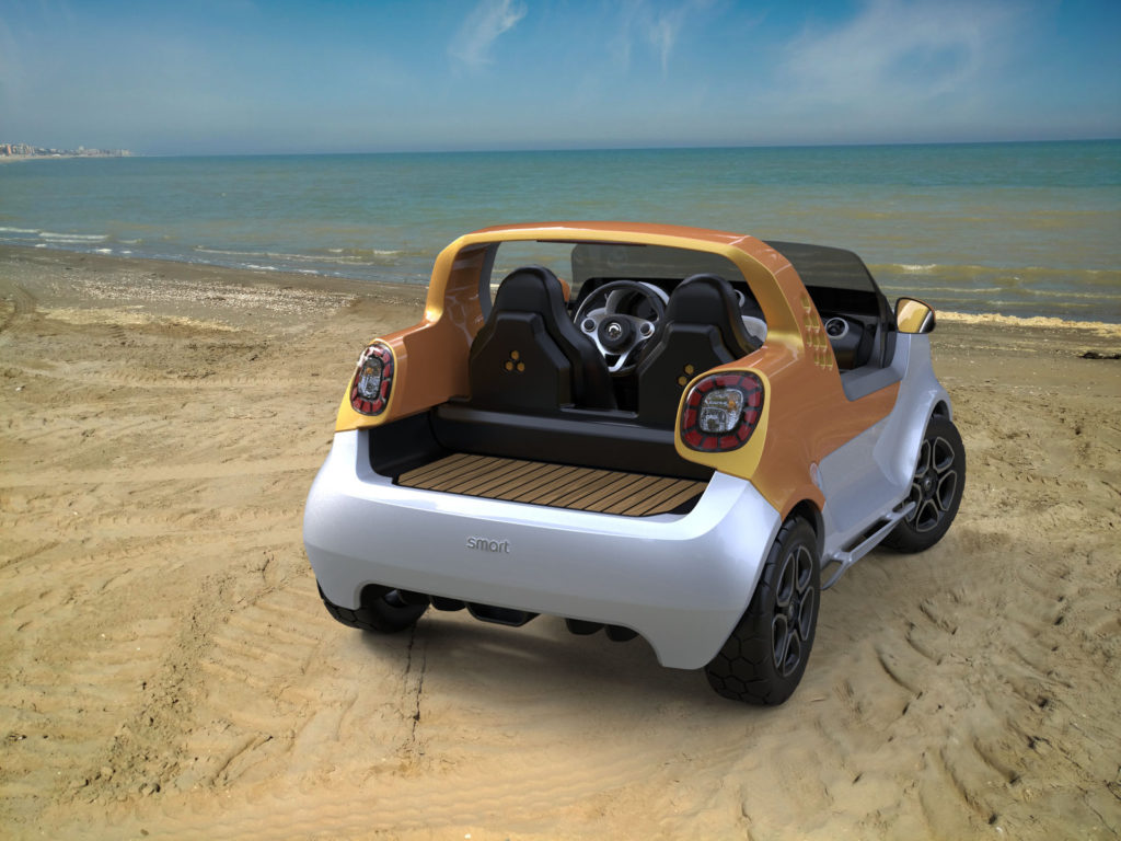 Smart forsea concept car auto anfibia