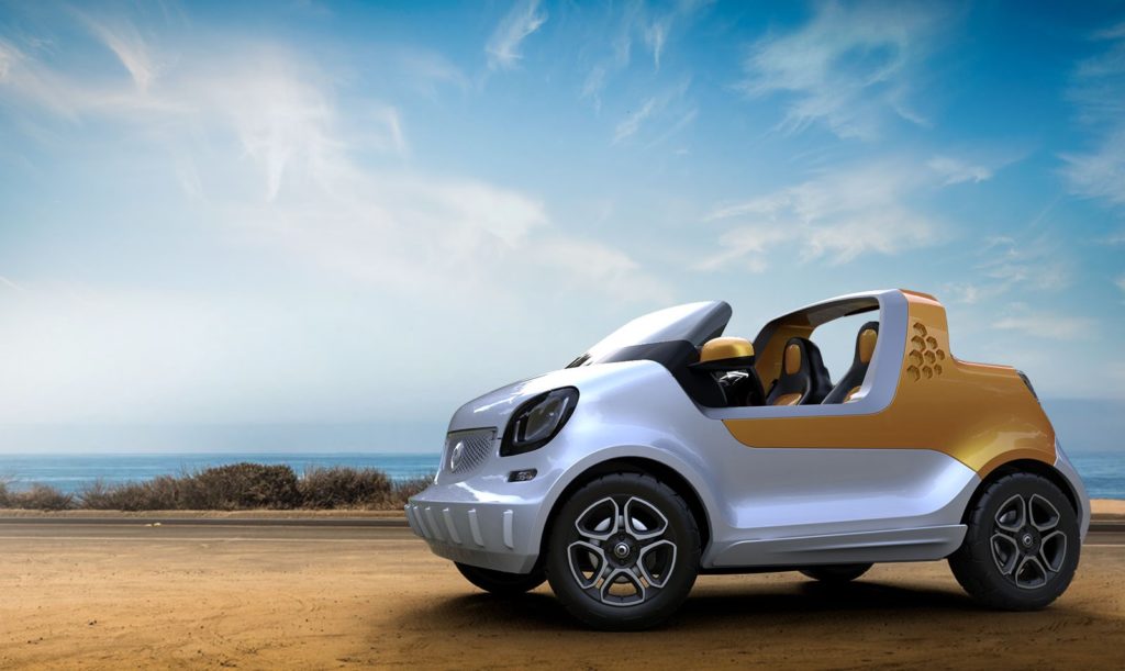 Smart forsea concept car auto anfibia