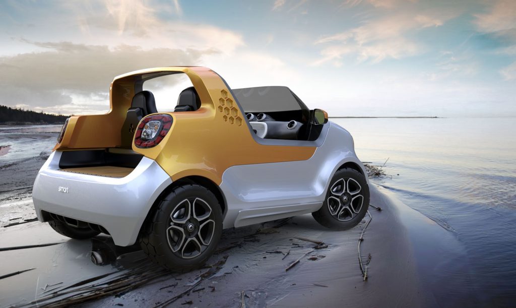 Smart forsea concept car auto anfibia