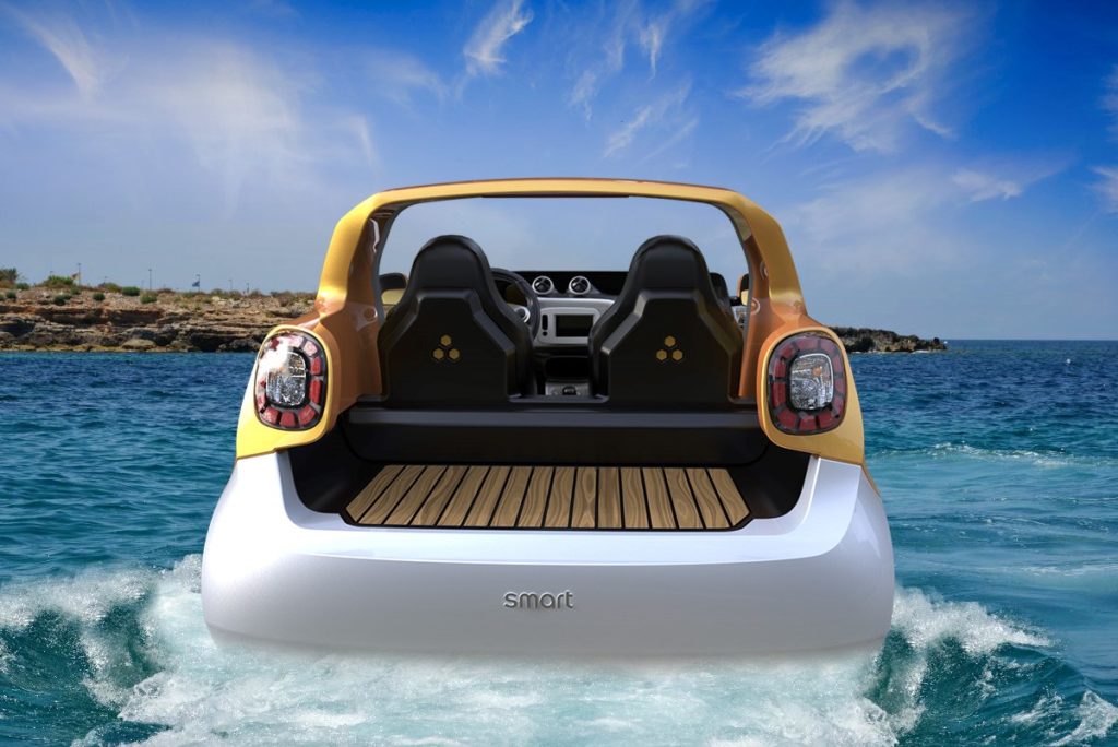 Smart forsea concept car auto anfibia