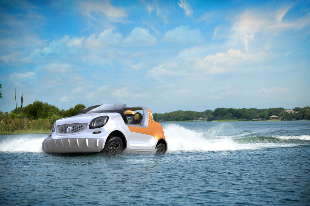 Smart forsea concept car auto anfibia