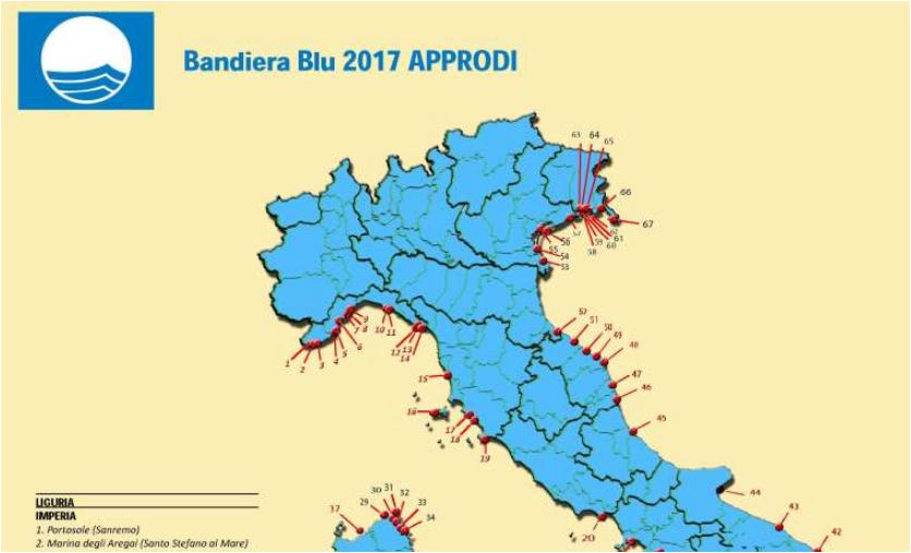 Bandiera Blu Approdi 2017