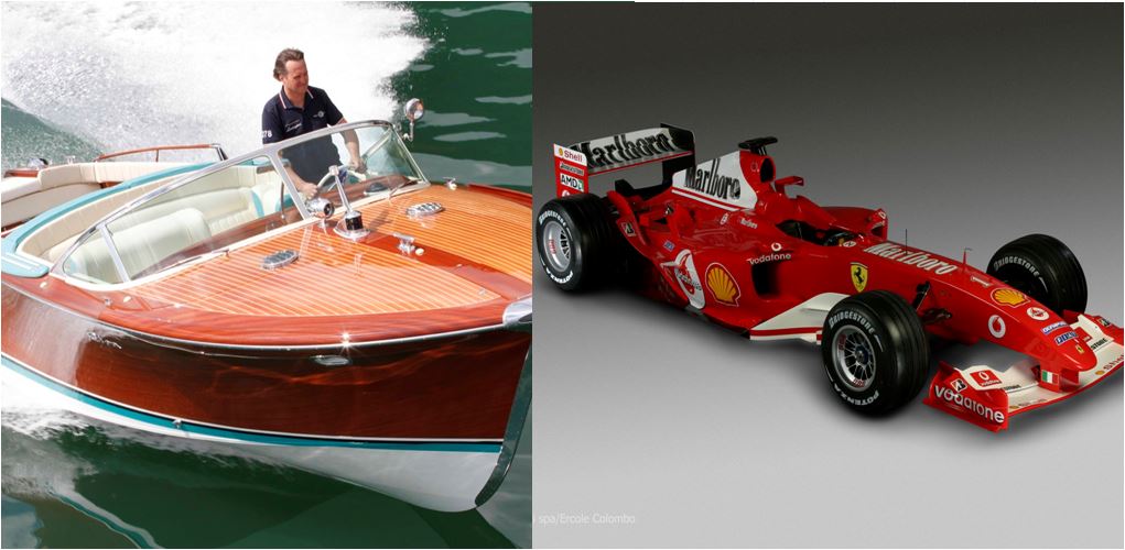 Trofeo Carlo Riva yacht Ferrari d'epoca F2002