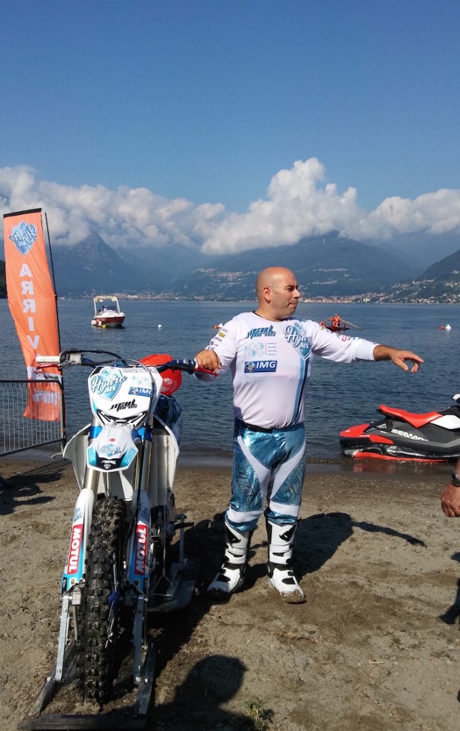 Luca Colombo Record mondiale lago di como