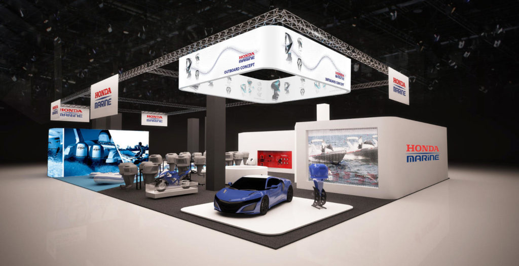 Honda Marine stand Salone Nautico di Genova 2017