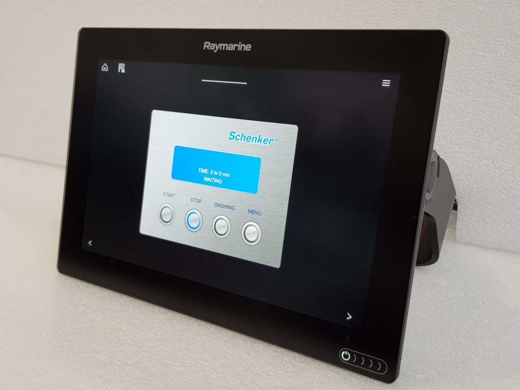 Schenker Raymarine dissalatore touchscreen