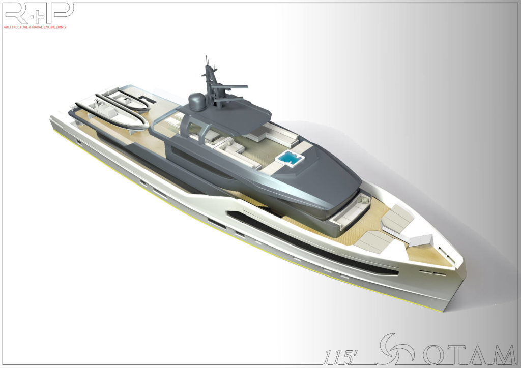 Otam 115 custom concept 35 metri