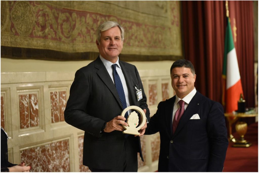 Baglietto premio 100 eccellenze italiane