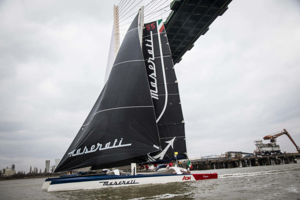 Giovanni Soldini Team Maserati Multi70 Record Rotta del the