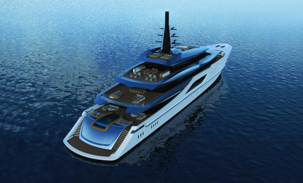 Tankoa S801 yacht poppa